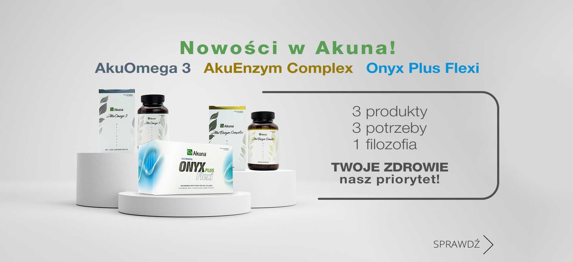 Nowości w Akunie