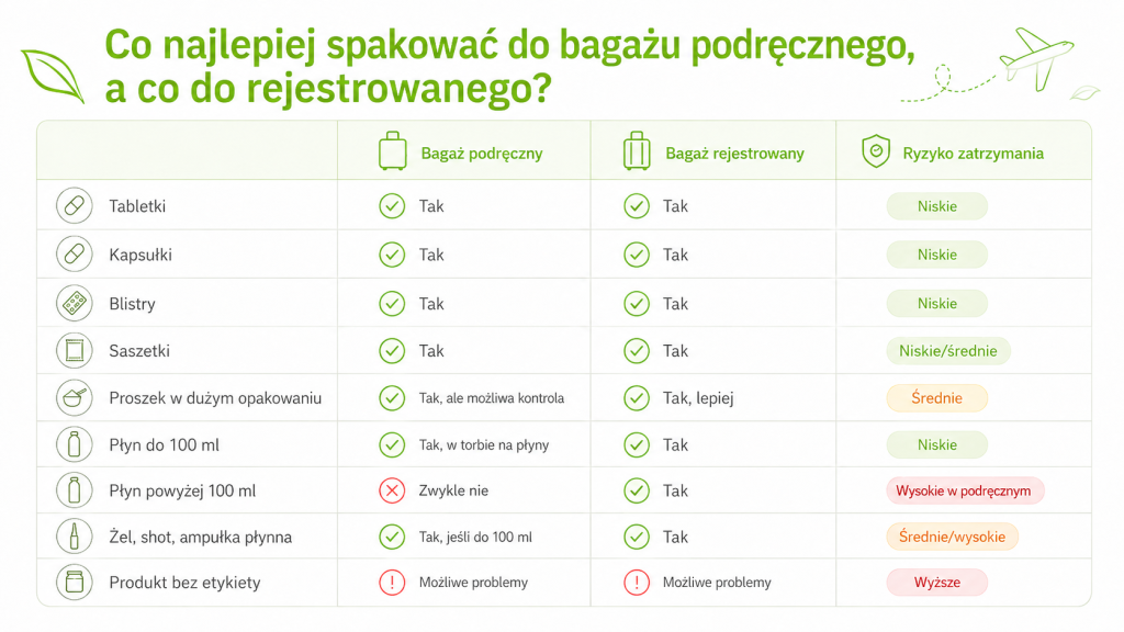Co najlepiej spakować do bagażu podręcznego, a co do rejestrowanego?